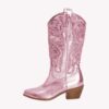 Mid Calf Cowgirl Boots