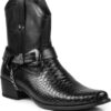 Men's Belt Buckle Chain Strap Western Cowboy boots