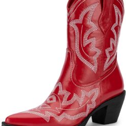 Red Western Cowgirl boots