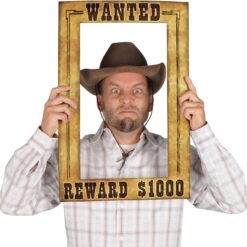 Western Wanted Photo Frame